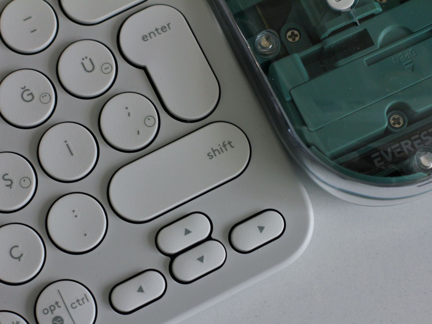 Teclado compacto silencioso